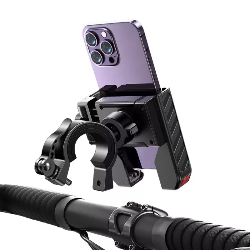 Motorcycle phone mount Joyroom JR-ZS266 adjustable secure clamp for handlebars