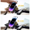 Motorcycle phone mount Joyroom JR-ZS266 adjustable secure clamp for handlebars