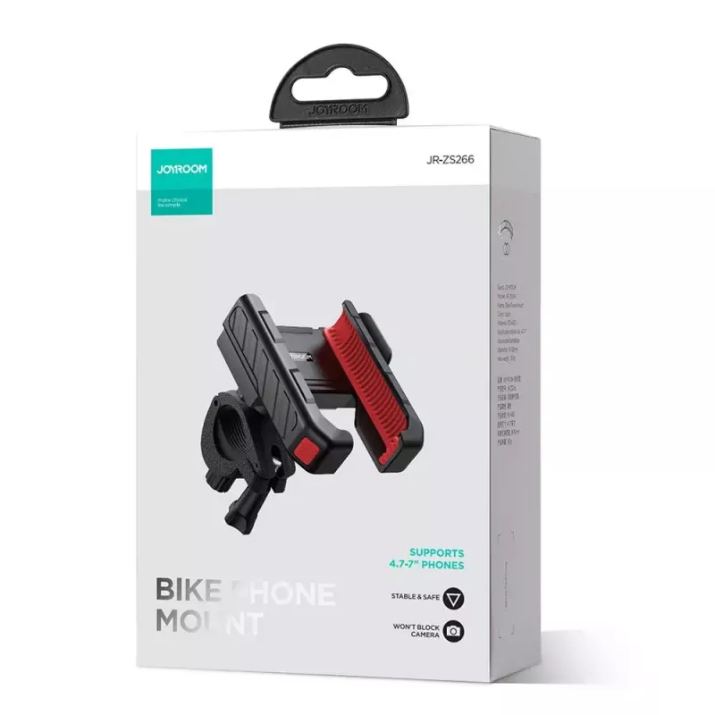 Motorcycle phone mount Joyroom JR-ZS266 adjustable secure clamp for handlebars