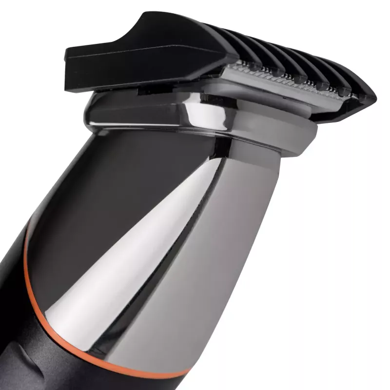 Electric grooming kit Adler AD 2946 — cordless 5-in-1 men’s trimmer, 4 length steps, 60 min runtime, black/stainless steel