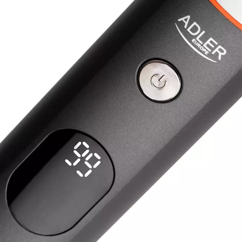 Electric grooming kit Adler AD 2946 — cordless 5-in-1 men’s trimmer, 4 length steps, 60 min runtime, black/stainless steel