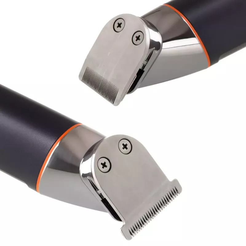 Electric grooming kit Adler AD 2946 — cordless 5-in-1 men’s trimmer, 4 length steps, 60 min runtime, black/stainless steel