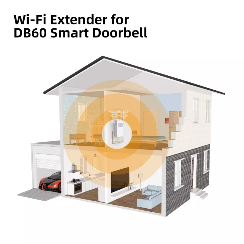 Imou DB60 Kit Black Wireless Security Camera 5MP 2560x1920
