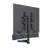 AV equipment shelf Barkan E850, 1 shelf, black, 565 mm height, 6.5 kg capacity