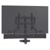AV equipment shelf Barkan E850, 1 shelf, black, 565 mm height, 6.5 kg capacity