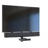 AV equipment shelf Barkan E850, 1 shelf, black, 565 mm height, 6.5 kg capacity