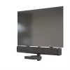 AV equipment shelf Barkan E850, 1 shelf, black, 565 mm height, 6.5 kg capacity