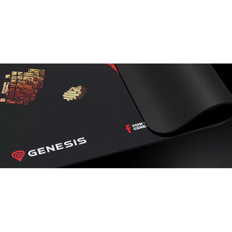 GENESIS Ancient Stone, Multicolour, Image, Fabric, Rubber, Gaming mouse pad