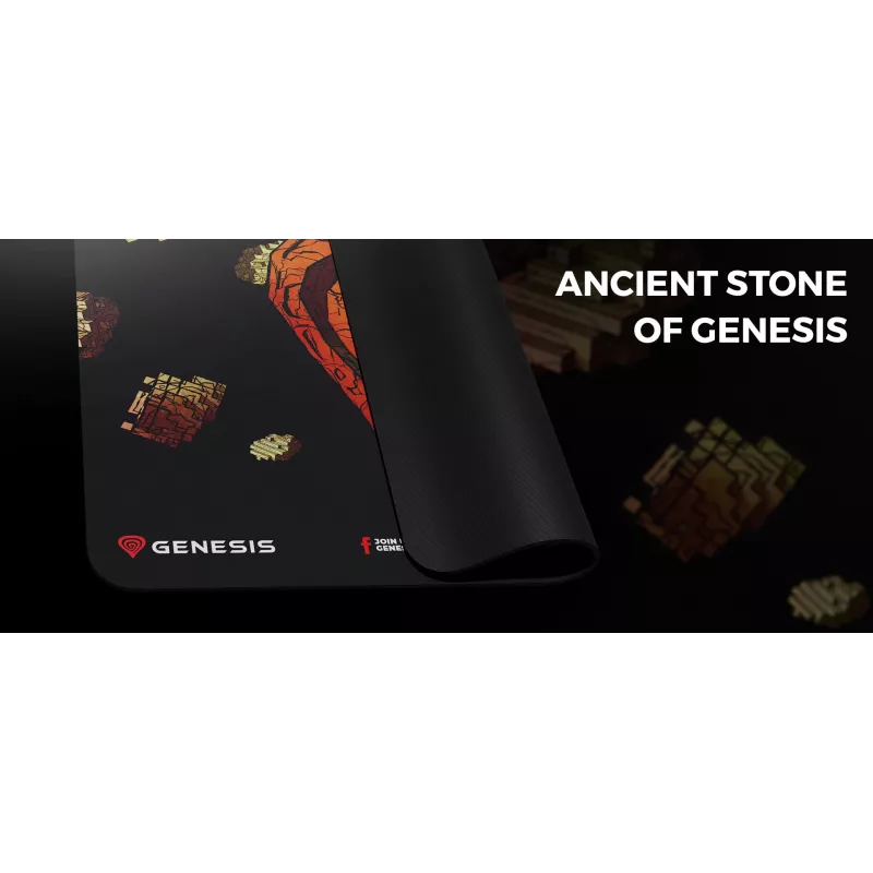 GENESIS Ancient Stone, Multicolour, Image, Fabric, Rubber, Gaming mouse pad