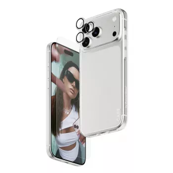 Screen protector, case and camera lens protector combo PanzerGlass for iPhone 17 Pro Max CR60725
