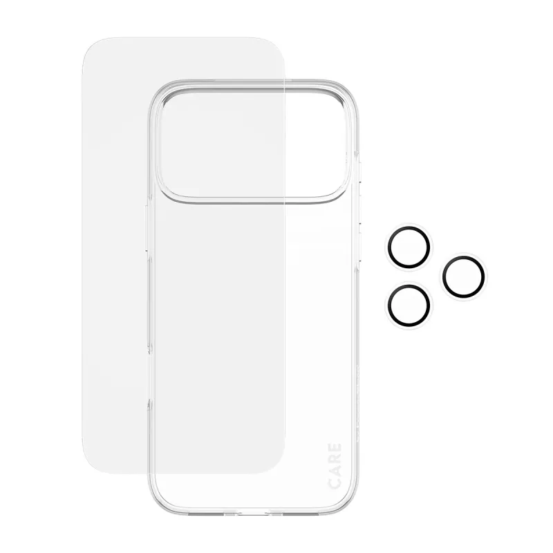Screen protector, case and camera lens protector combo PanzerGlass for iPhone 17 Pro Max CR60725