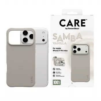 Cover PanzerGlass CARE by Fashionable Case Samba Vanilla w. MagSafe iPhone 17 Pro Max