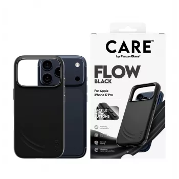 Protective cover PanzerGlass CARE by Feature FLOW Case Black with MagSafe for iPhone 17 Pro