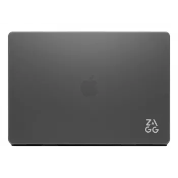 Hardshell case Zagg for MacBook Air 13 (M3/M2) — Smoke, exact-fit protective shell