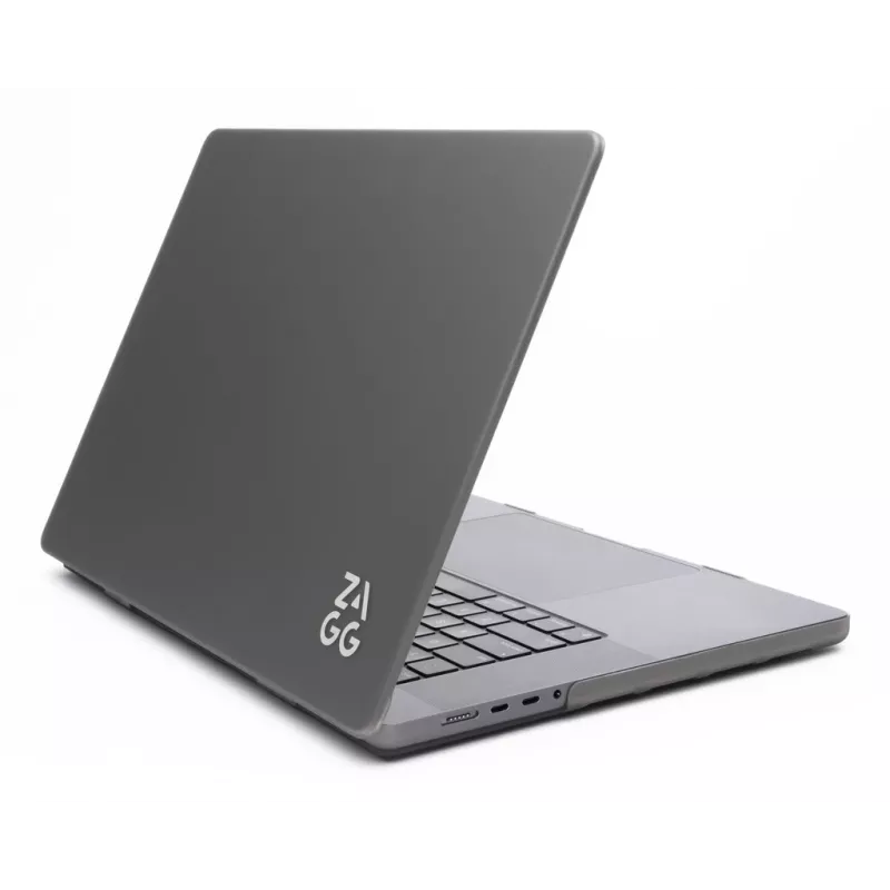 Hardshell case Zagg for MacBook Air 13 (M3/M2) — Smoke, exact-fit protective shell