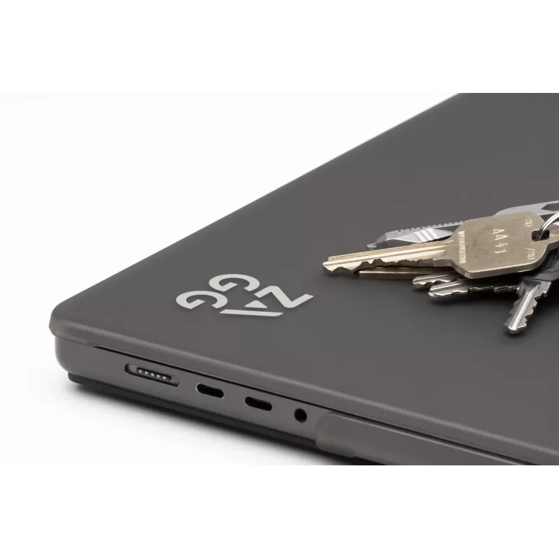 Hardshell case Zagg for MacBook Air 13 (M3/M2) — Smoke, exact-fit protective shell