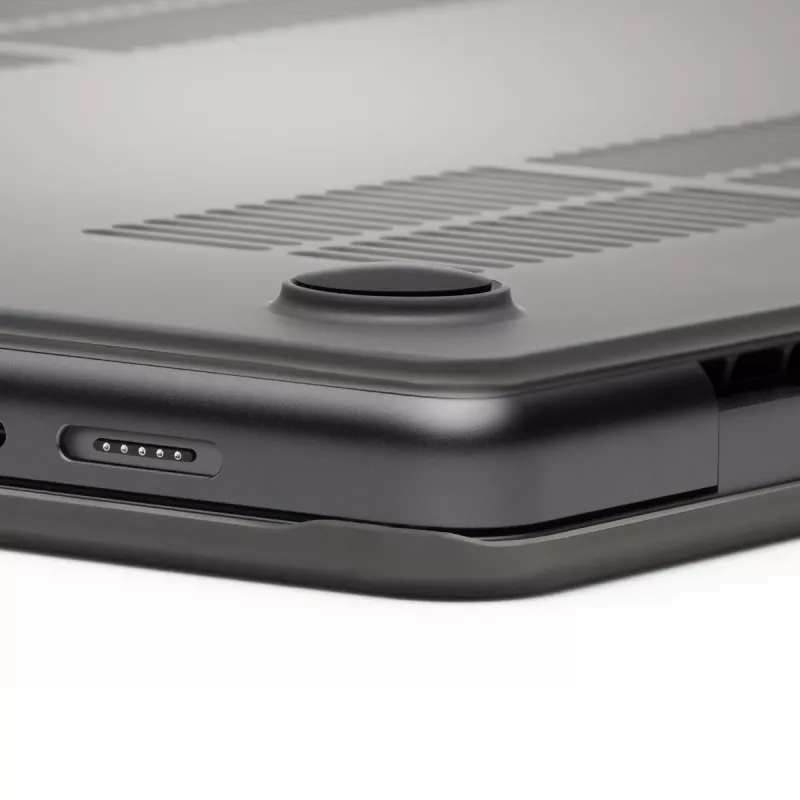Hardshell case Zagg for MacBook Air 13 (M3/M2) — Smoke, exact-fit protective shell