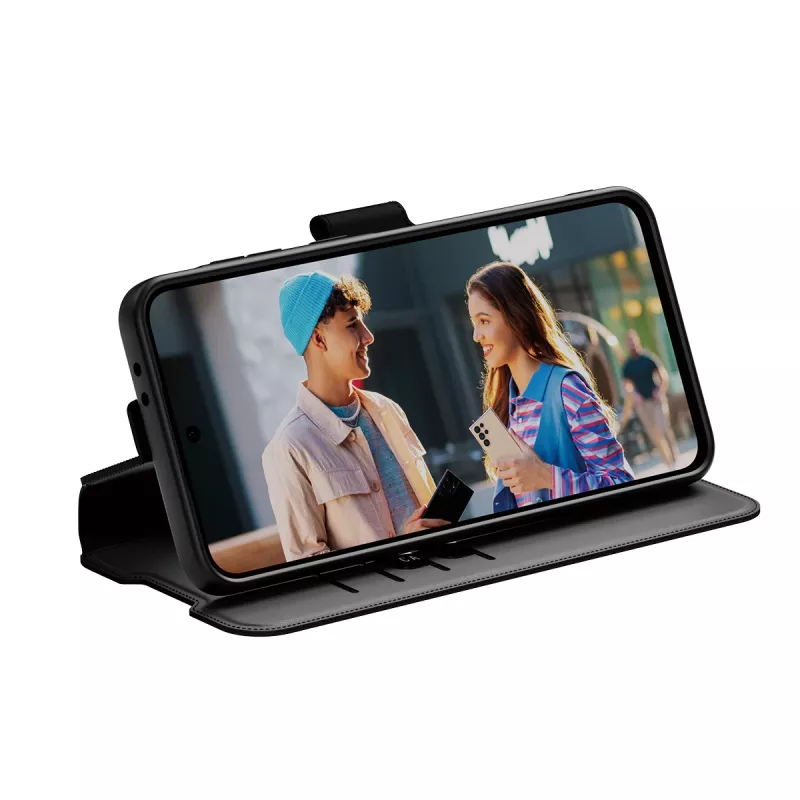 Wallet Case PanzerGlass Samsung Galaxy A56 5G Black with Kickstand