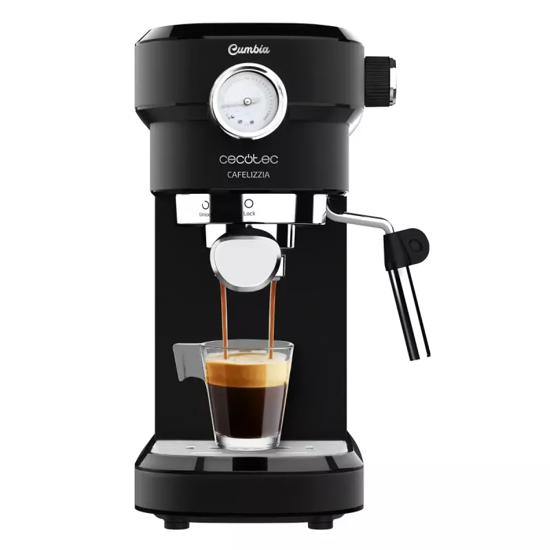 Cecotec Cafelizzia 790 Black Pro Espresso Machine, 1.2 L, 20 bar, Black
