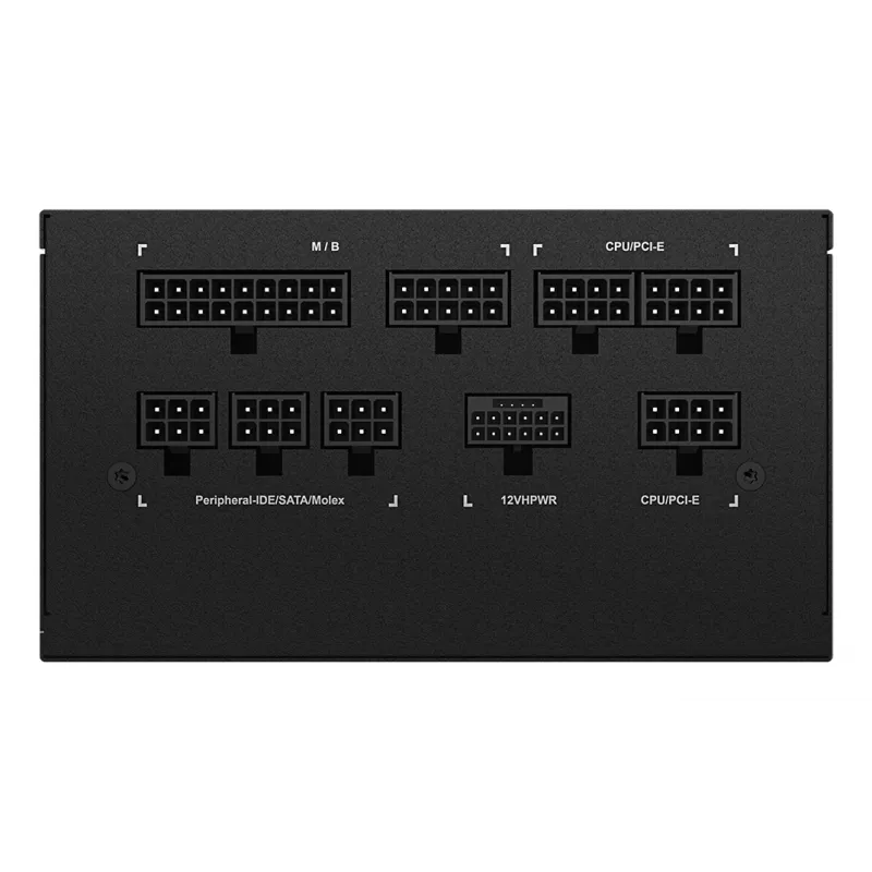 GIGABYTE UD850GM PG5 V2 Power Supply Unit- PCIe Gen 5.1, 80 PLUS Gold, Fully Modular Design, 120mm Fan, ATX 3.1 compatible, EU Plug