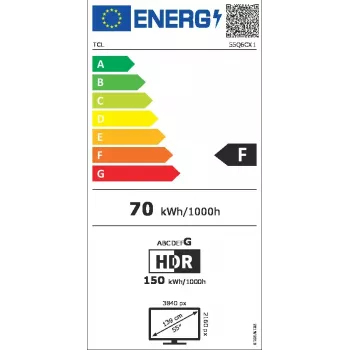 TV TCL 55Q6C 55 inch QD-Mini LED 4K Ultra HD, 3840×2160, Google TV, HDMI 2.1, 2.1ch 40W, HDR10+