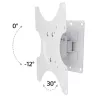 Techly Wall Support for LCD LED 19-37'' Tiltable 1 Joint White ICA-LCD 2900WH