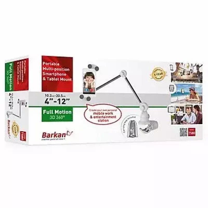Passive holder Barkan T580 Mobile phone Smartphone Tablet White
