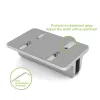Laptop stand TECHLY Vertical Aluminum Notebook Stand Silver for up to 17 inch (96×150×48 mm, 580 g)