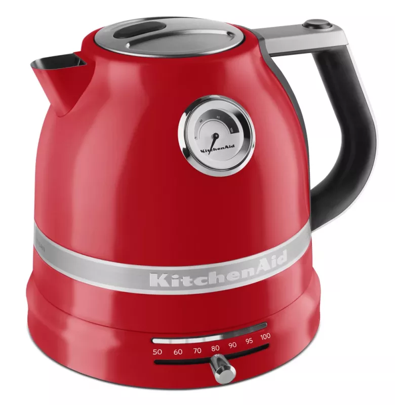 Electric kettle KITCHENAID 1.5 L 2400 W, stainless steel/aluminium, 7 temp settings, Imperial Red