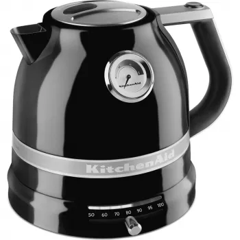 Electric kettle KITCHENAID 1.5 L 2400 W Black, 7 temp settings, stainless steel/aluminium
