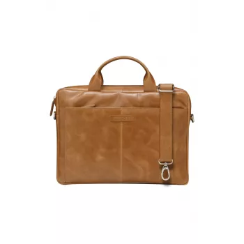 Laptop toploader bag d bramante dbramante1928 Amalienborg 15 inch Tan — shoulder strap, 1.02 kg