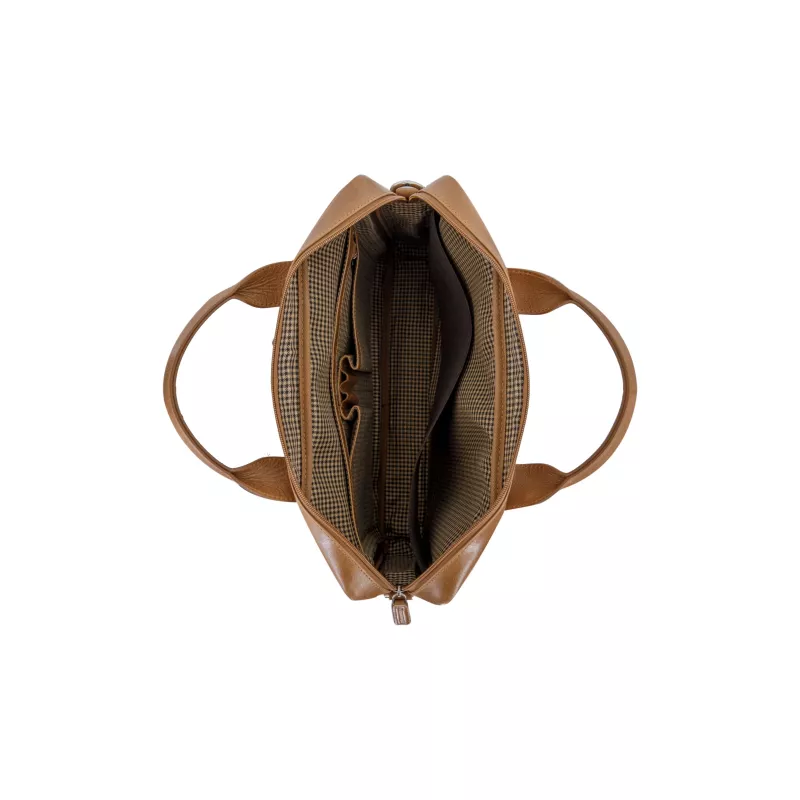 Laptop toploader bag d bramante dbramante1928 Amalienborg 15 inch Tan — shoulder strap, 1.02 kg