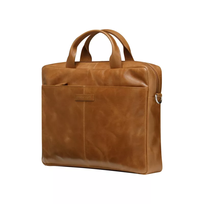 Laptop toploader bag d bramante dbramante1928 Amalienborg 15 inch Tan — shoulder strap, 1.02 kg