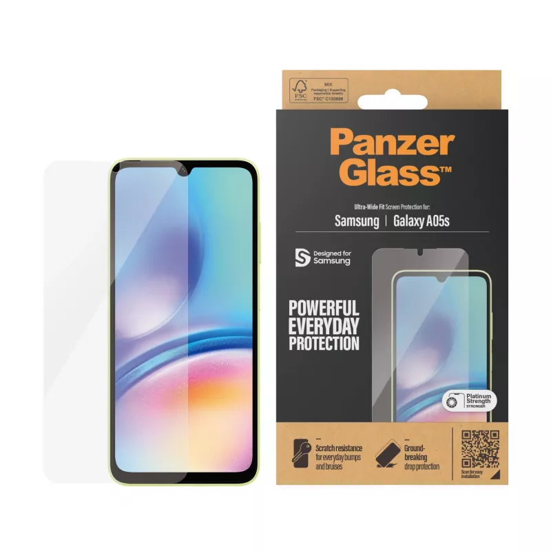 Screen protector PanzerGlass 7343 for Samsung Galaxy A05S Anti-bacterial Scratch resistant