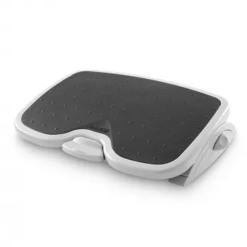 Foot rest Kensington SoleMate Plus adjustable tilt 0–20°, height 8.89–12.7 cm, platform 45×35 cm, Black/Grey