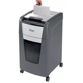 Rexel Optimum Auto+ 300M paper shredder Micro-cut shredding 55 dB 23 cm Black, Grey