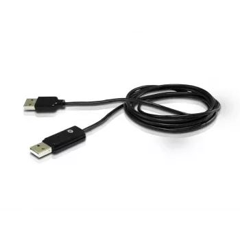 Conceptronic Optical Drive Sharing Cable USB, 1.8 m, Black, USB A, USB A, Male/Male, 20 g