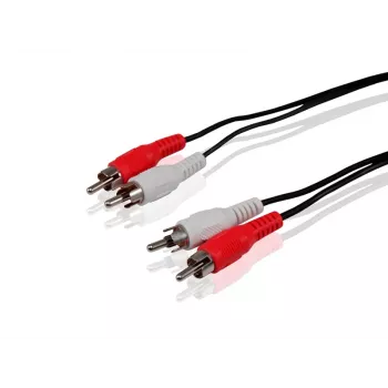 Conceptronic RCA Audio Cable, RCA, Male, RCA, Male, 5 m, Black
