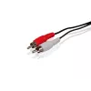 Conceptronic RCA Audio Cable, RCA, Male, RCA, Male, 5 m, Black