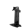 Neomounts Tilt/Turn/Rotate Desk Stand & THIN CLIENT mount for 10-30 inch Monitor Screen, Height Adjustable - Black
