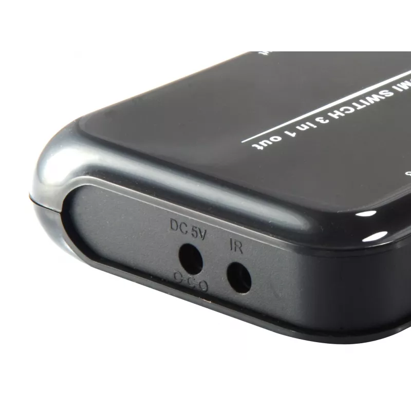 Equip HDMI 1.4 Switch 3x1, HDMI, Plastic, Black, IR, 7.1 channels, DTS-HD, Dolby TrueHD