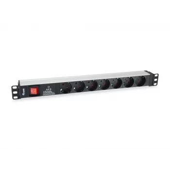 Equip 333309 power extension 1.8 m 7 AC outlet(s) Indoor Black, White