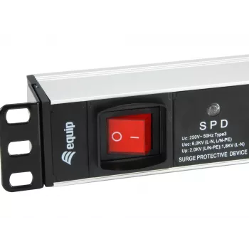 Equip 333309 power extension 1.8 m 7 AC outlet(s) Indoor Black, White