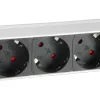 Equip 333309 power extension 1.8 m 7 AC outlet(s) Indoor Black, White