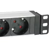 Equip 333309 power extension 1.8 m 7 AC outlet(s) Indoor Black, White