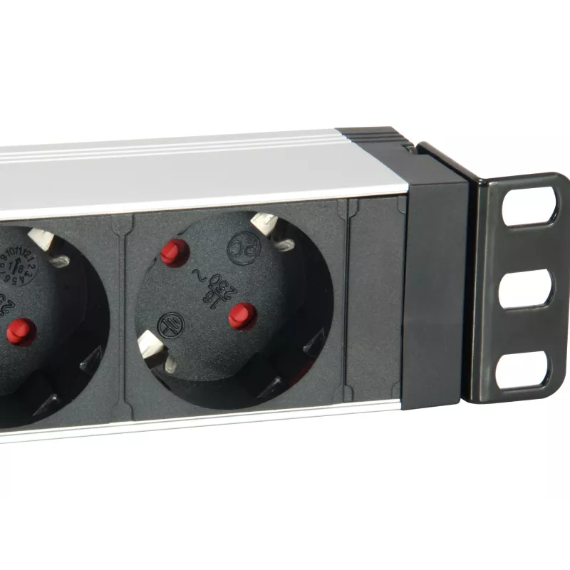 Equip 333309 power extension 1.8 m 7 AC outlet(s) Indoor Black, White