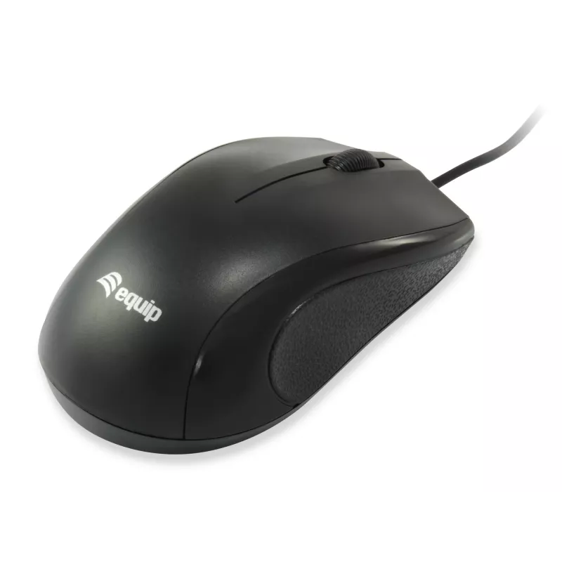 Equip 245200 keyboard Mouse included Office USB QWERTZ German Black