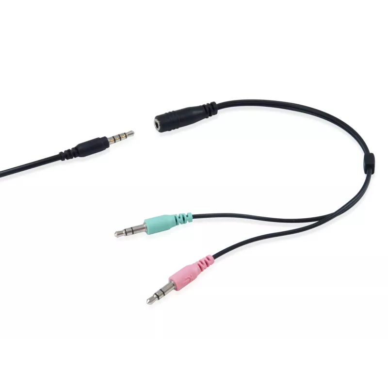 Headset Equip Chat Headset Wired Head-band Calls/Music Black