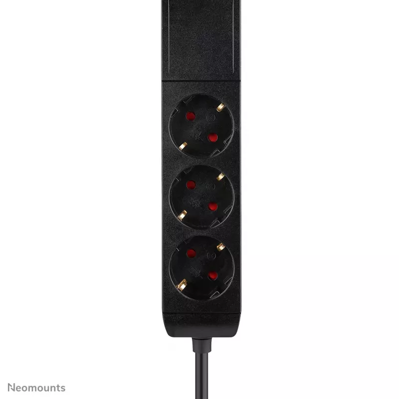 Neomounts DS22-840BL6 Desk socket with clamp and USB-C and USB-A ports - Quick charge