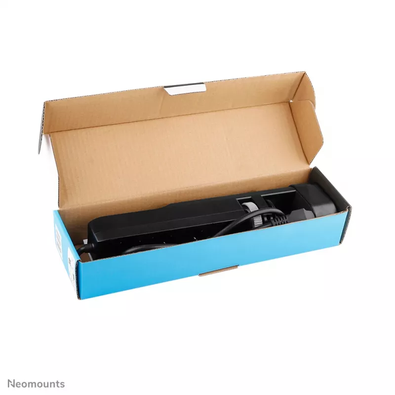 Neomounts DS22-840BL6 Desk socket with clamp and USB-C and USB-A ports - Quick charge